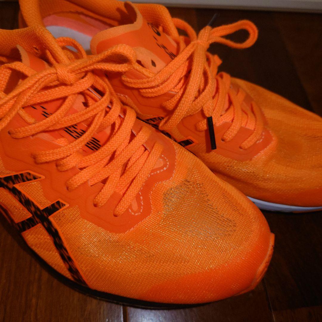 ASICS オレンジ スパイクシューズ 26.0cm