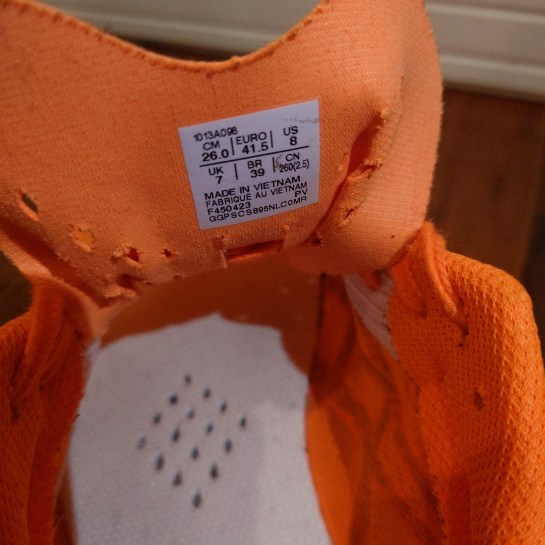 ASICS オレンジ スパイクシューズ 26.0cm