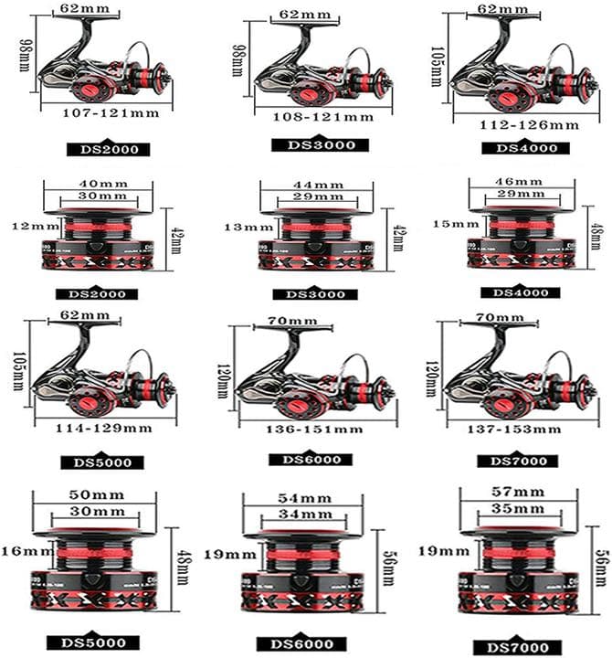 スピニングリールリール釣り釣り堀Ds6000 釣り竿追加可能