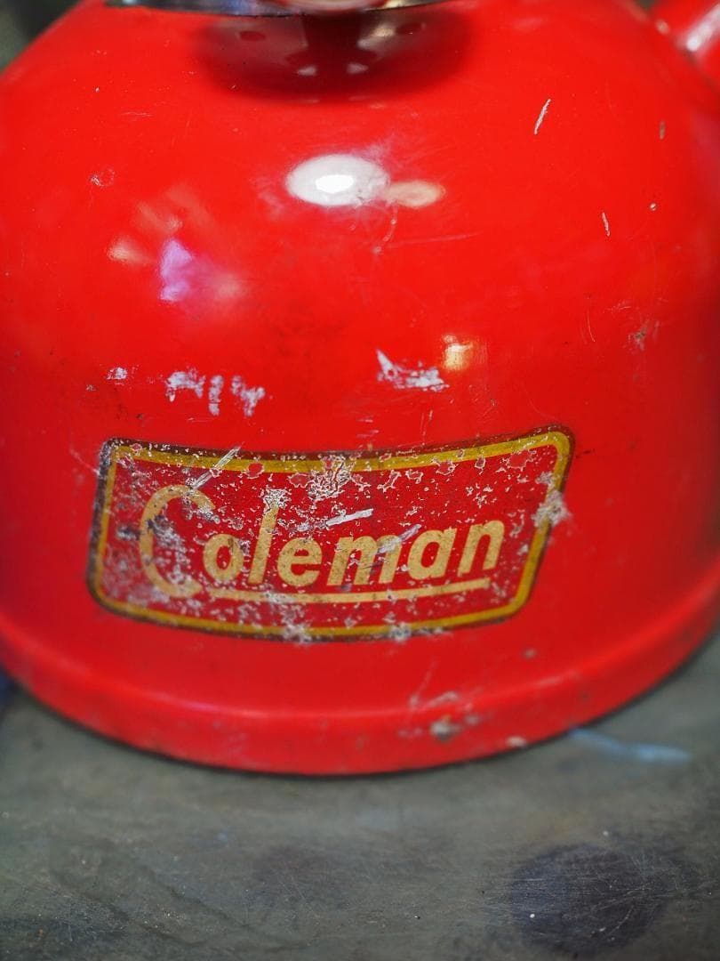 陶器バーナー1954年8月 コールマン 200A ランタンイエローボーダーu16