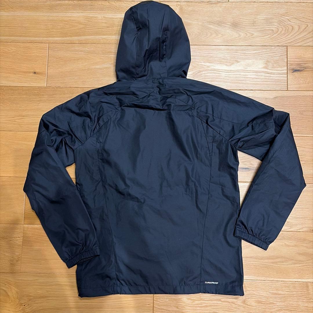 adidas フード付きランニングウェア上下セット ネイビー