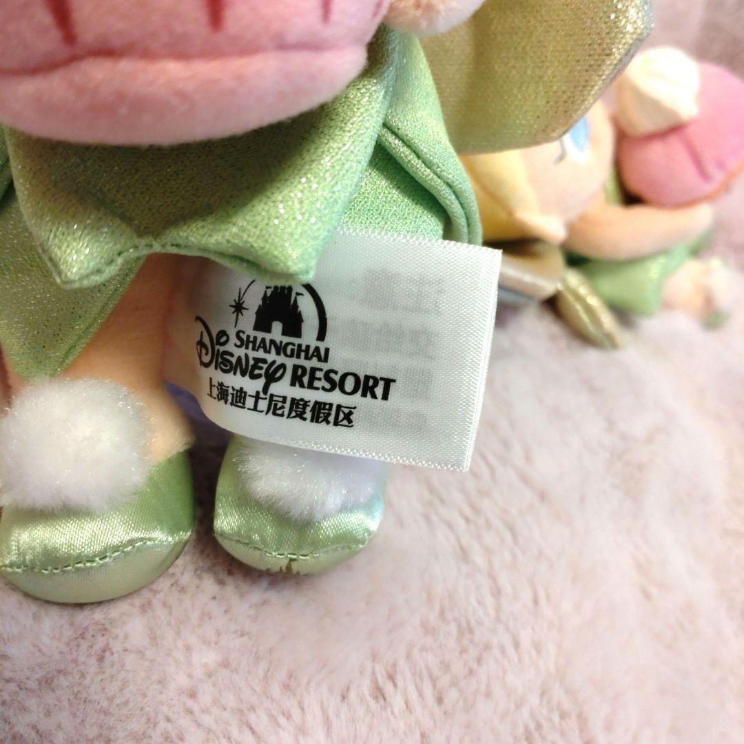 上海ディズニーランド、ティンカーベル ぬいぐるみ、キーチェーン２体セット