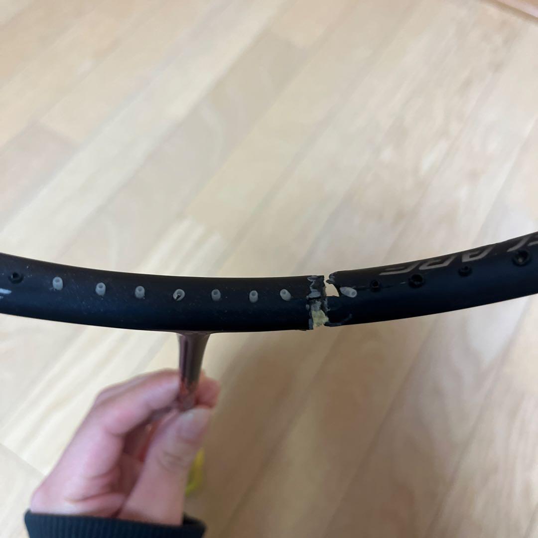 【ジャンク品】Yonex ナノフレア 700 バドミントンラケット2本