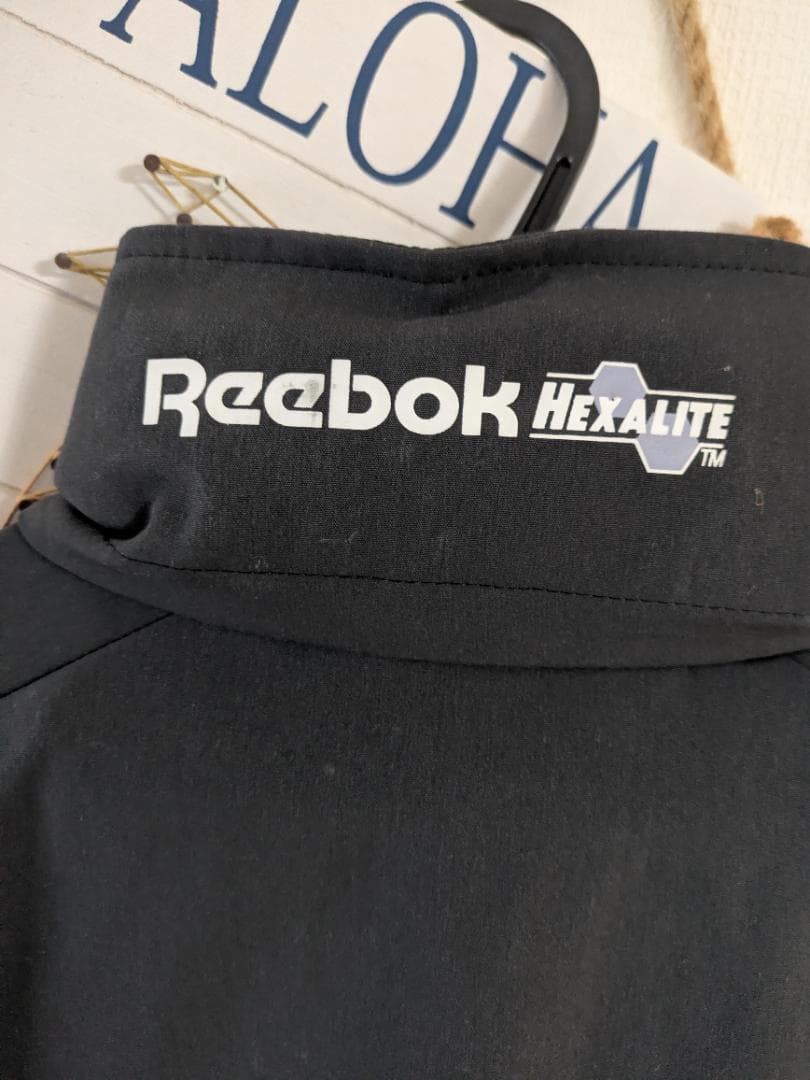Reebok ハーフジップジャケット L ブラック