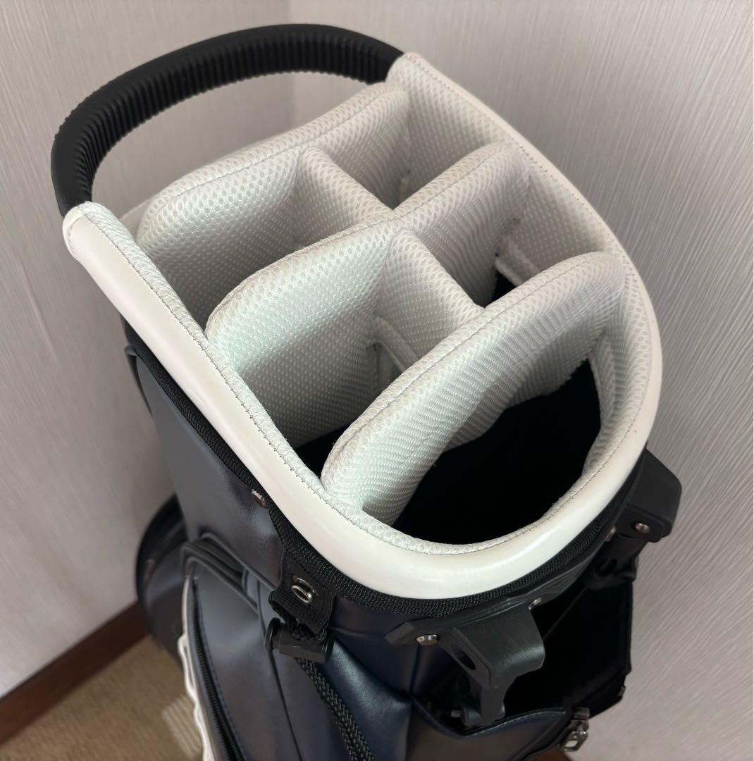 美品　アドミラル ゴルフ スタンド キャディバッグ ネイビー