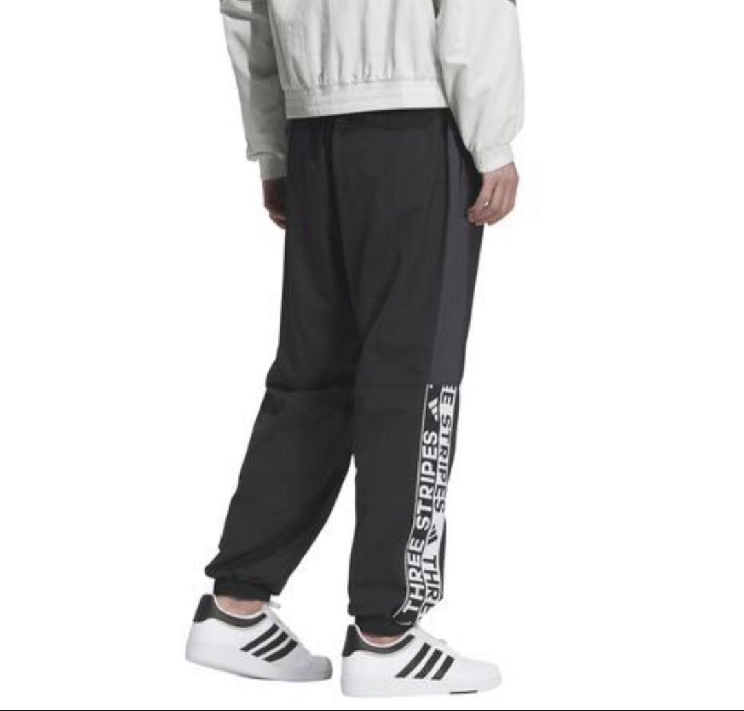 adidas ウインドブレーカー パンツ　ブラック 2LL サイズ