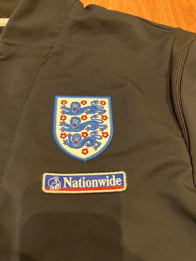 イングランド代表 UMBRO プルオーバードリルトップ古着　Lアンブロ