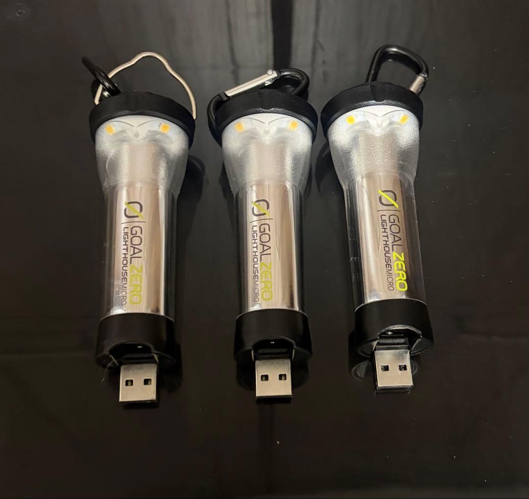 goal zero LIGHTHOUSEMICRO ゴールゼロ ランタン　3本