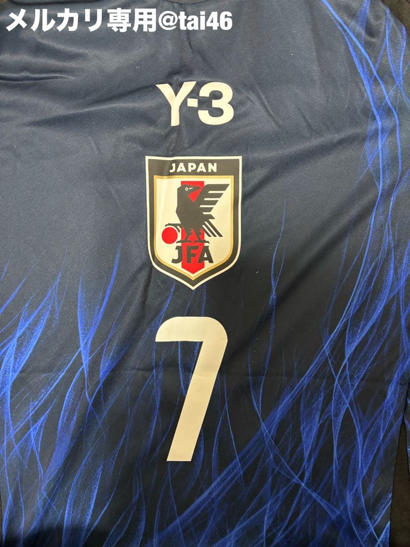 【現品のみ】 Y-3 日本代表三苫薫選手サイン入りレプリカTシャツ　S