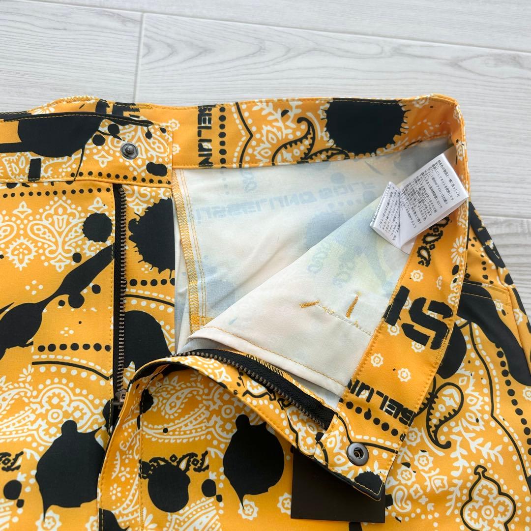 新品　ラッセルノ　ハーフパンツ　バンダナ　カーゴ　イエロー　ストレッチ　サイズ5