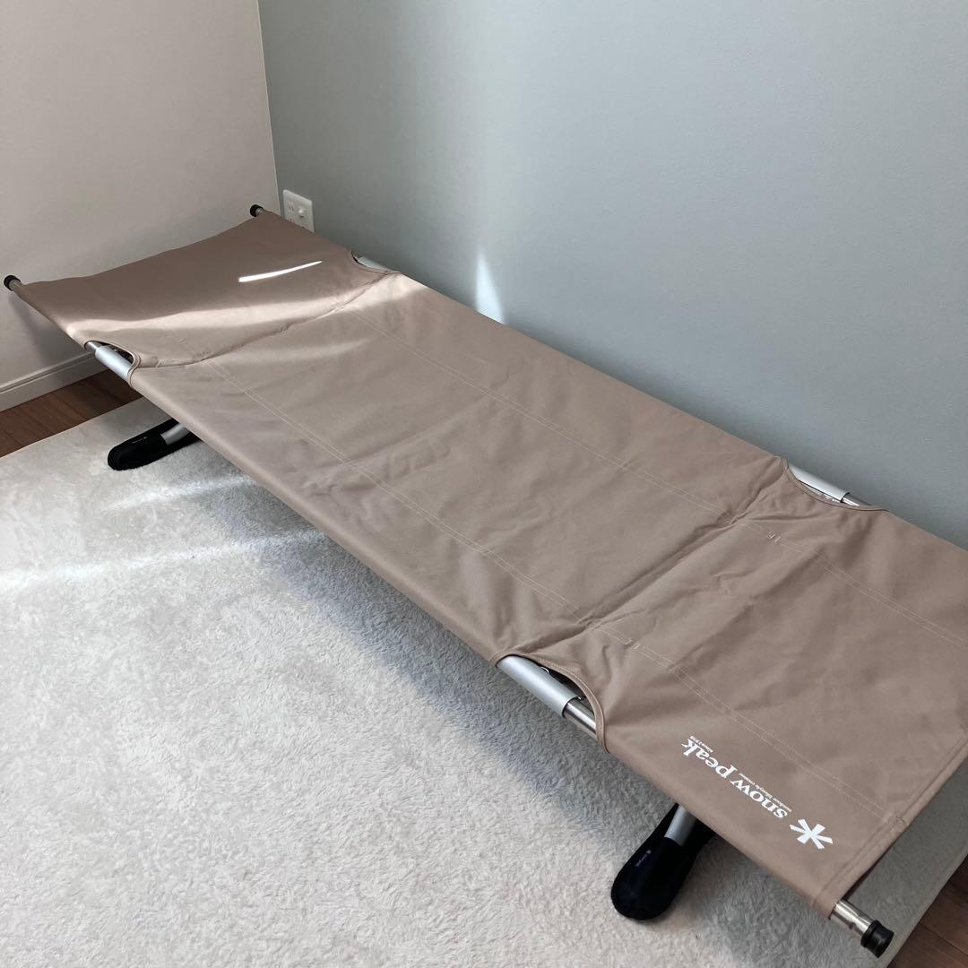 【未使用級】peak コット　ハイテンション　床面保護カバー付き