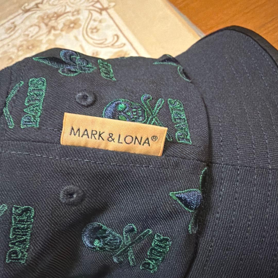MARK & LONA ネイビーキャップ