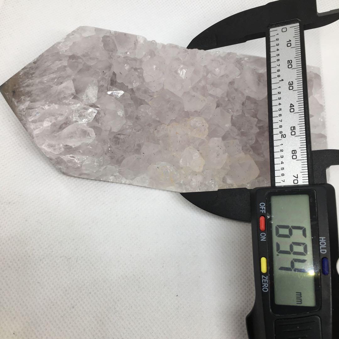 最終セール✨️水晶クラスタータワー✨虹入り✨️143.5mmのド迫力✨