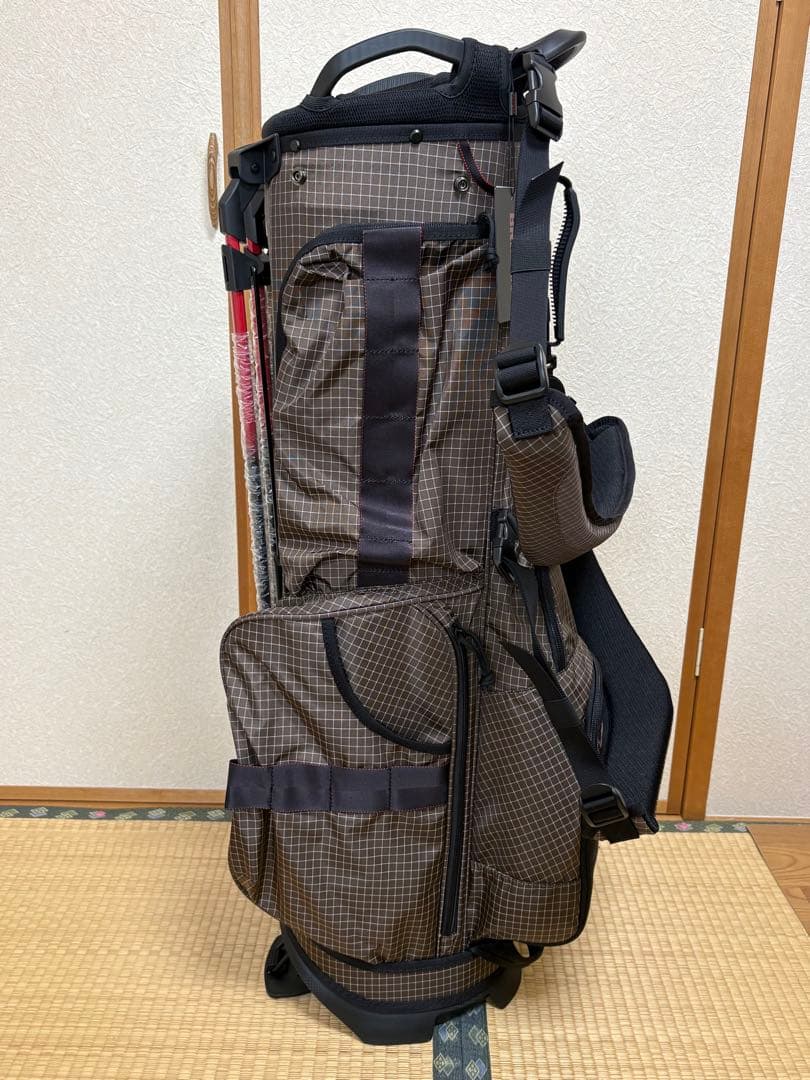 未使用)ブリーフィング キャディバッグ CR-7 ブラウン 定価79,200円