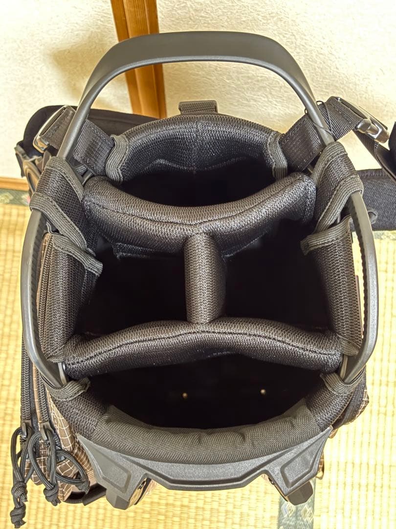 未使用)ブリーフィング キャディバッグ CR-7 ブラウン 定価79,200円