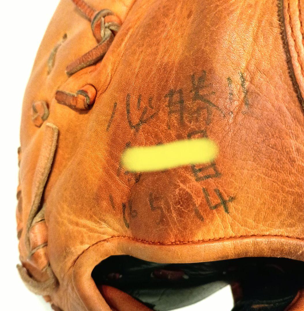 【大人用軟式ファーストミット】Rawlings 　オレンジ　即使用可能