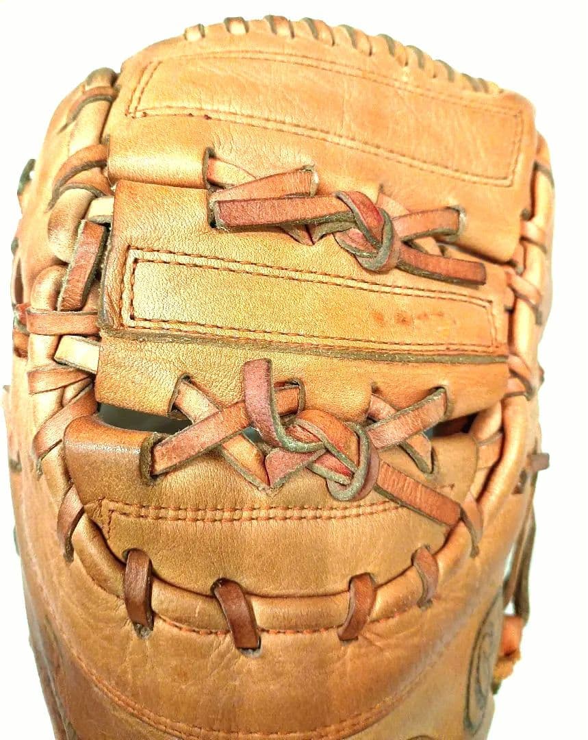 【大人用軟式ファーストミット】Rawlings 　オレンジ　即使用可能