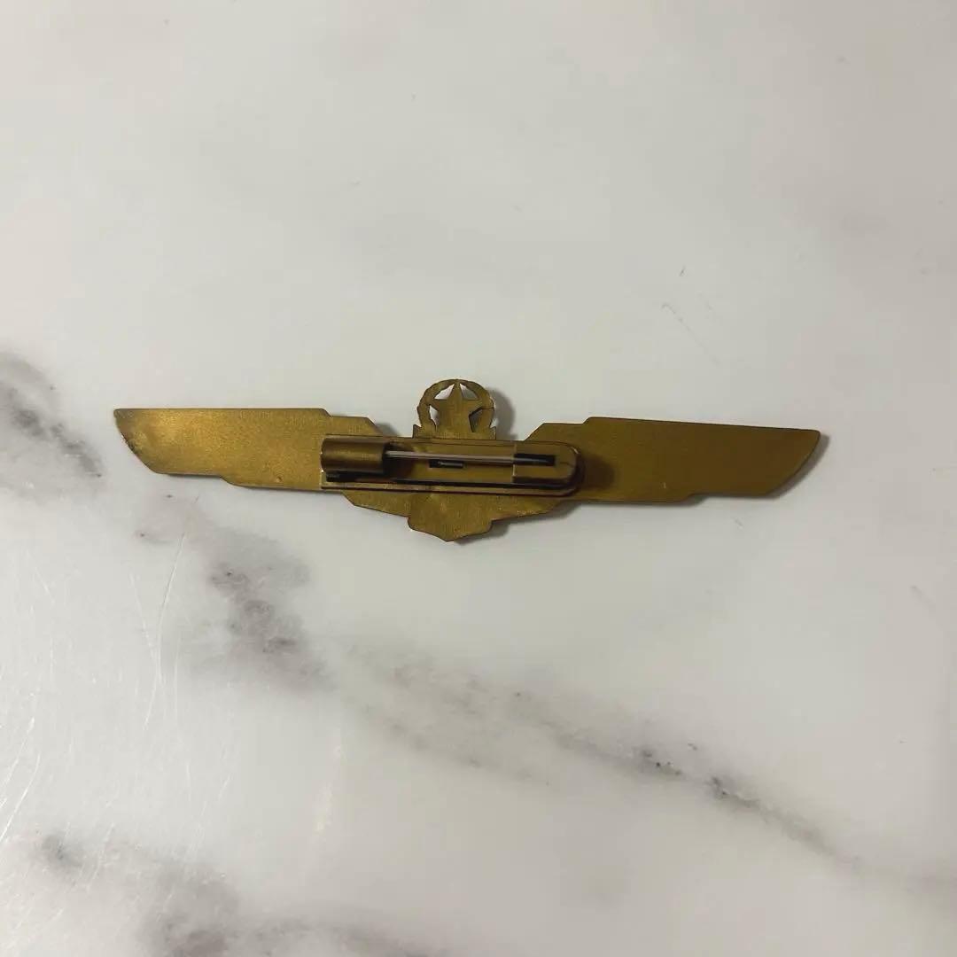 ユナイテッド航空 ウイングバッジ ゴールド