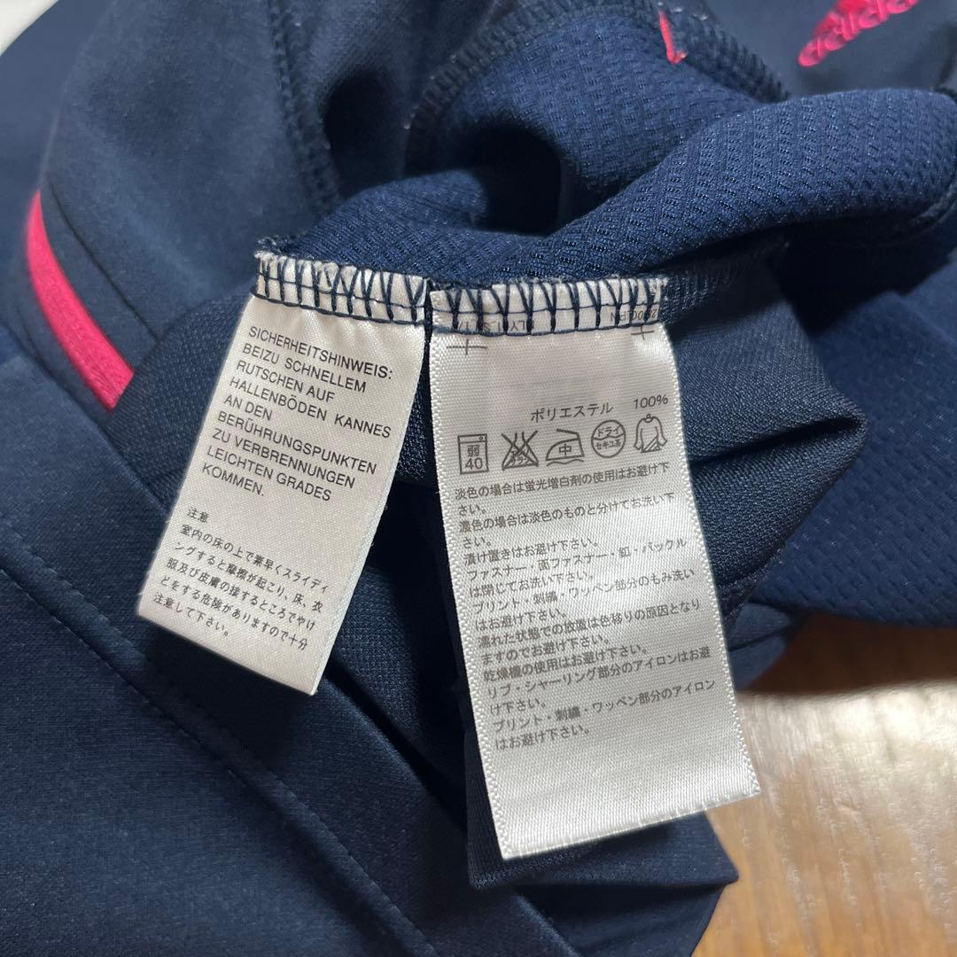 アディダス　ジャージ　上Ｍサイズ　下Ｓサイズ ネイビー×ホワイト×ピンク