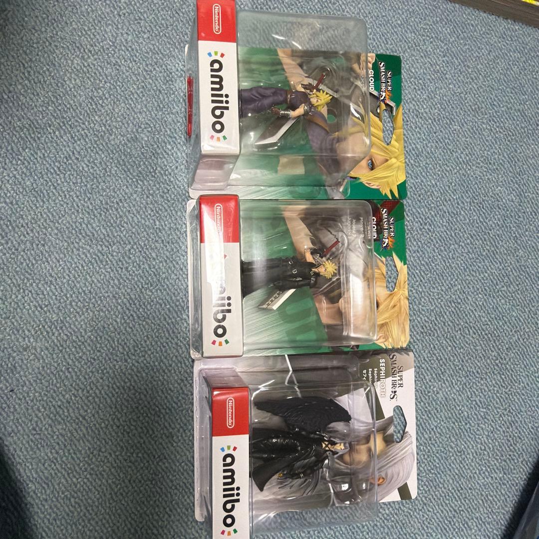 amiibo クラウドクラウド セフィロス スマブラSP FF7 アミーボ