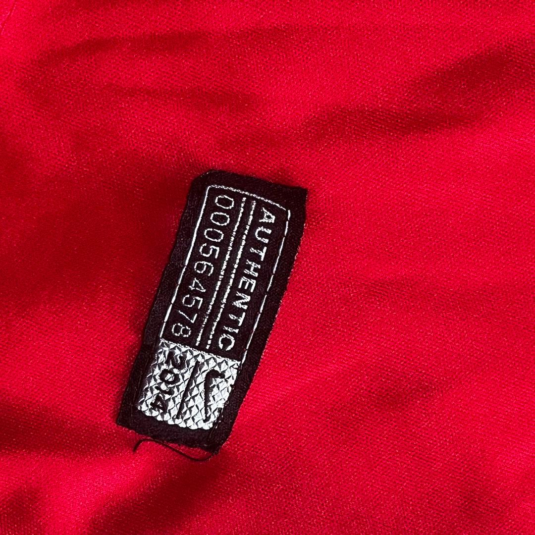 90s y2k NIKE マンチェスターユナイテッド サッカーシャツ TEE 赤