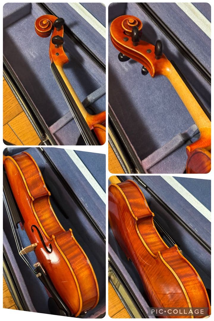 【美品】スズキ　バイオリン　No.520 4/4 1990年　弓ARCHET