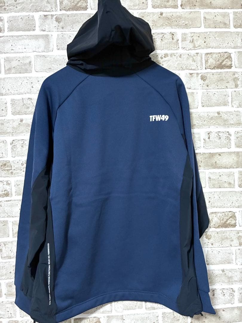 【早い者勝ち✨】新品 TFW49 メンズ コンビネーションフーディ XL 紺系