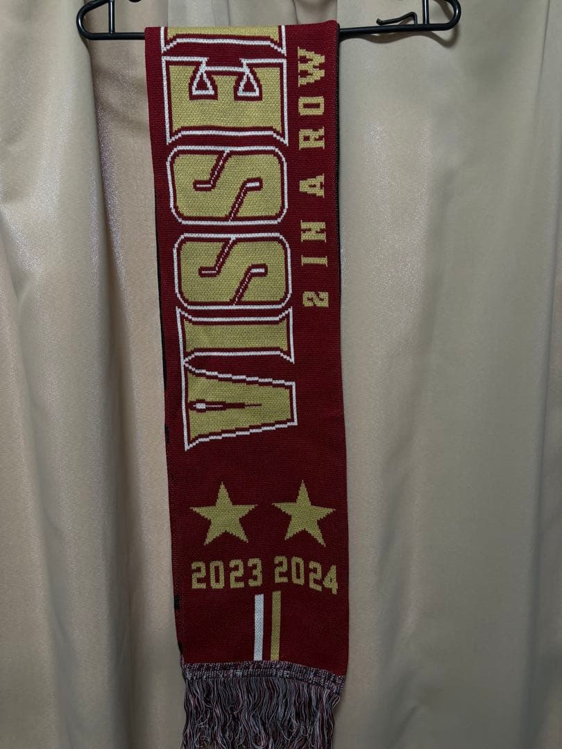 ヴィッセル神戸　タオルマフラー　優勝記念　2023年2024年　2冠リバーシブル