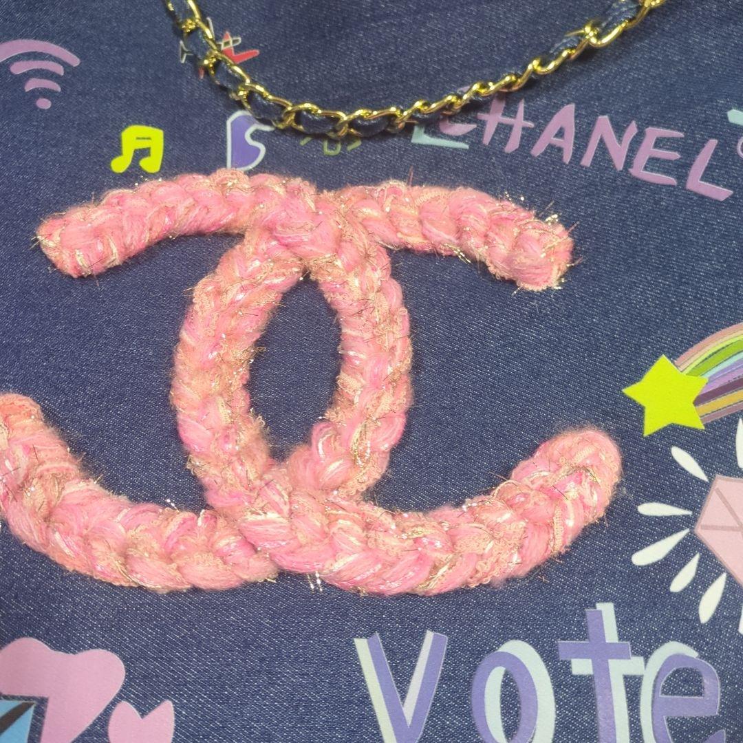CHANEL デニムブルー ショルダーバッグ値下げ不可ラスト１点