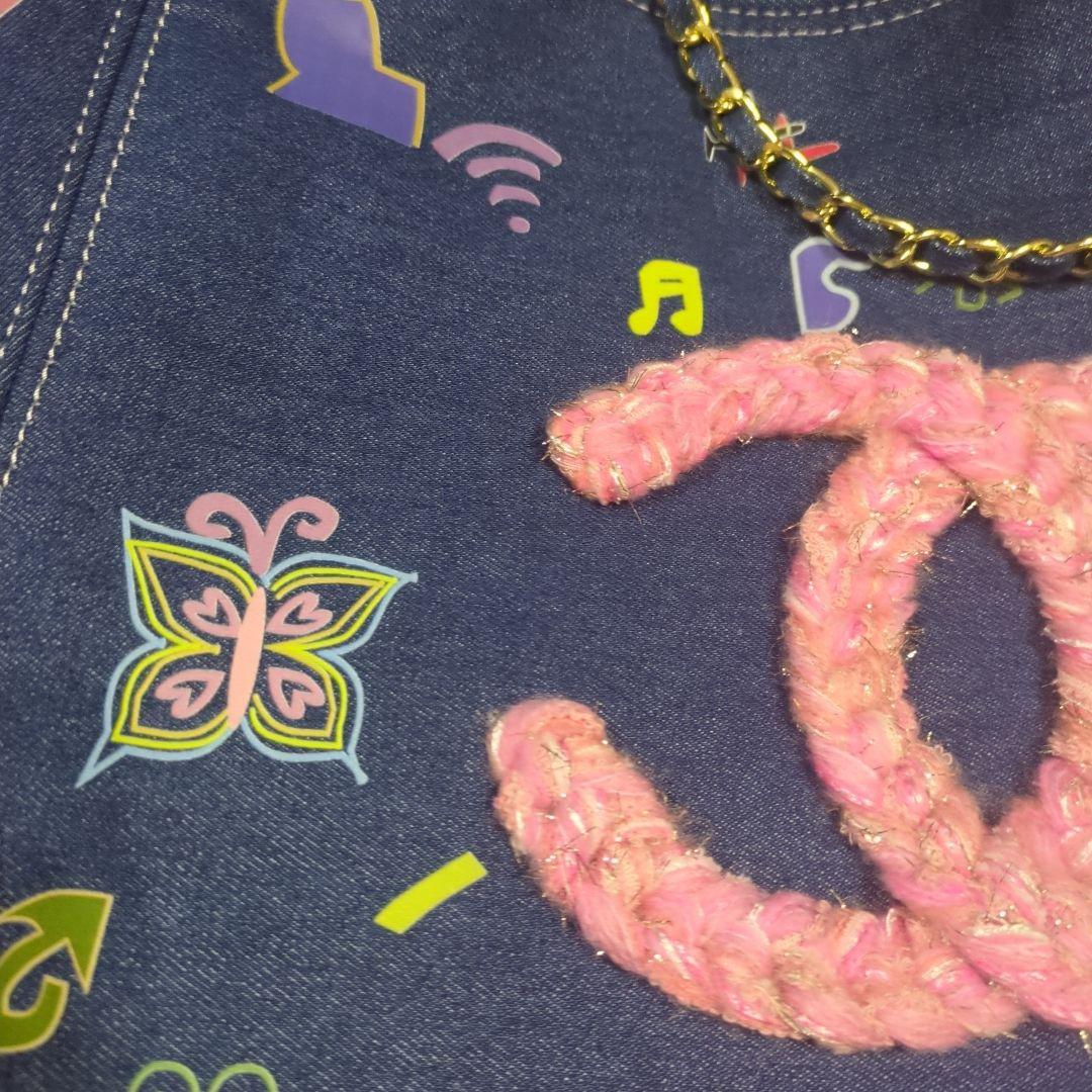 CHANEL デニムブルー ショルダーバッグ値下げ不可ラスト１点