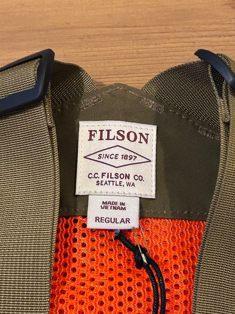 FILSON フィッシングベスト フィルソン　ゲームバッグ　新品　入手困難