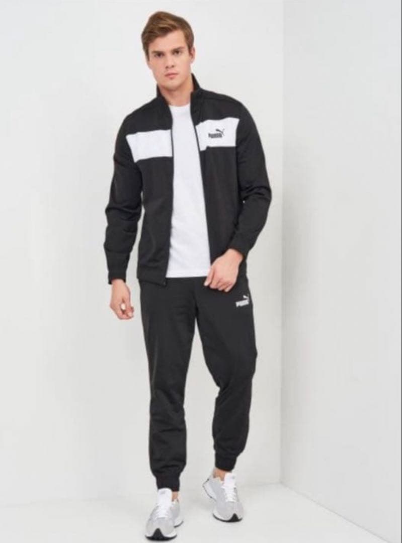 新品　PUMA BLACK サイズM プーマ　セットアップ　ジャージ