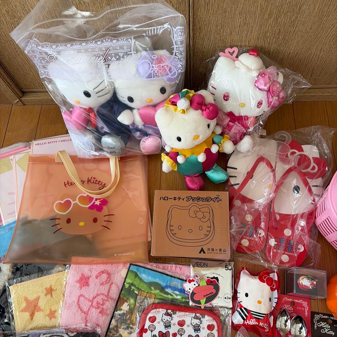 サンリオ　ハローキティ　ぬいぐるみ　マスコット　グッズ　まとめ　激レア　希少