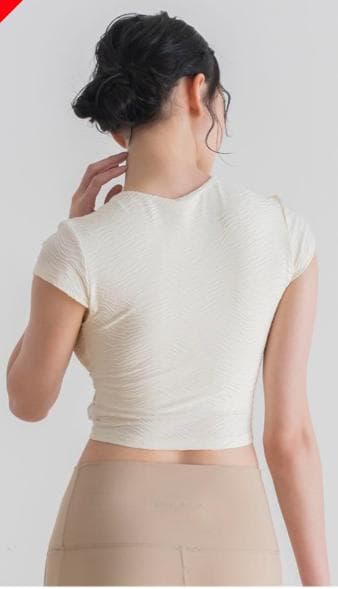 完売品【SUKALA】　キャップスリーブトップス　ライトベージュ