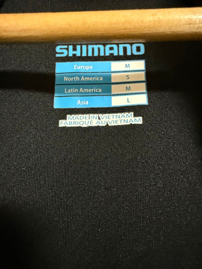 シマノ　サイクルウェア　サイクルジャケット裏起毛　長袖