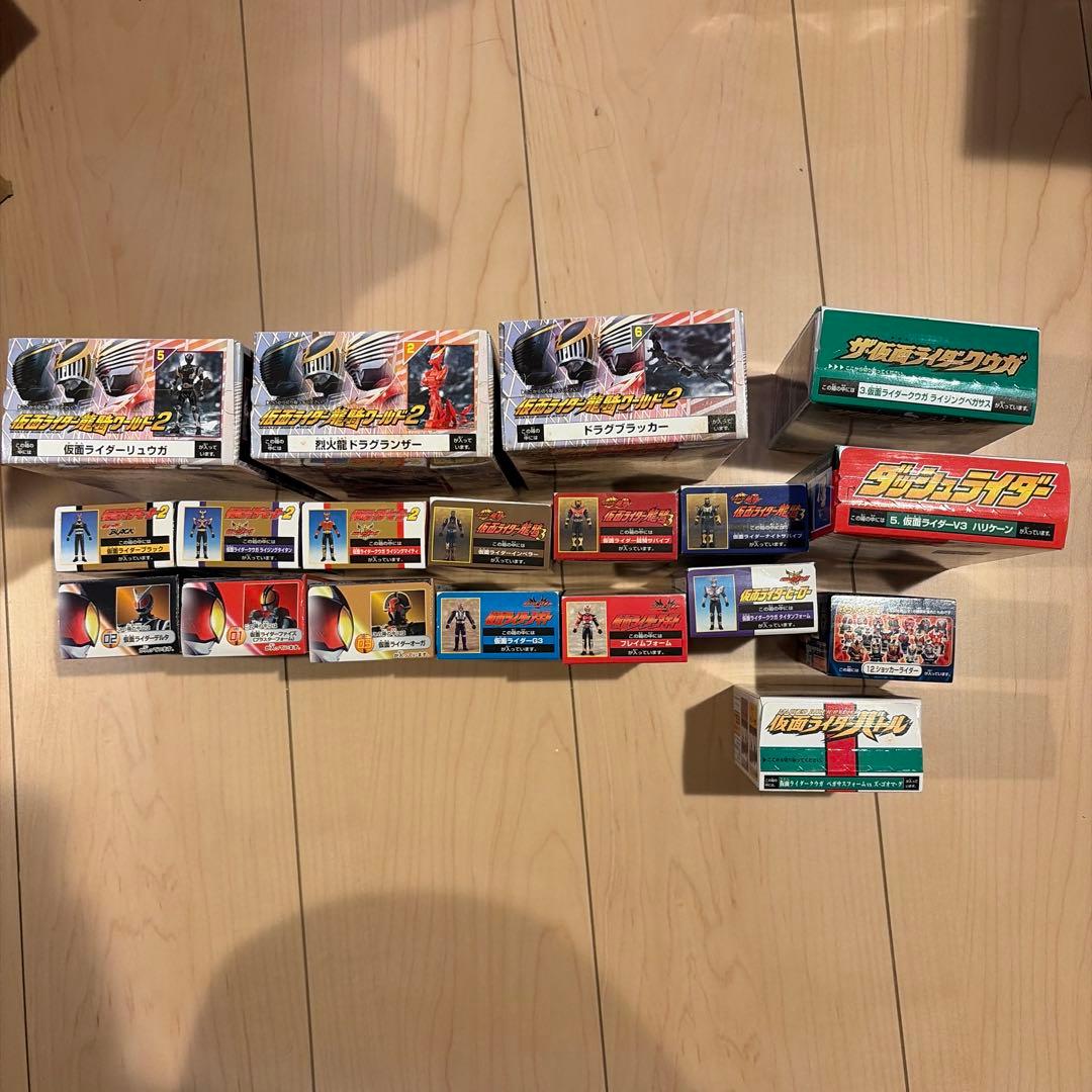 仮面ライダーシリーズ　まとめ売り　19箱
