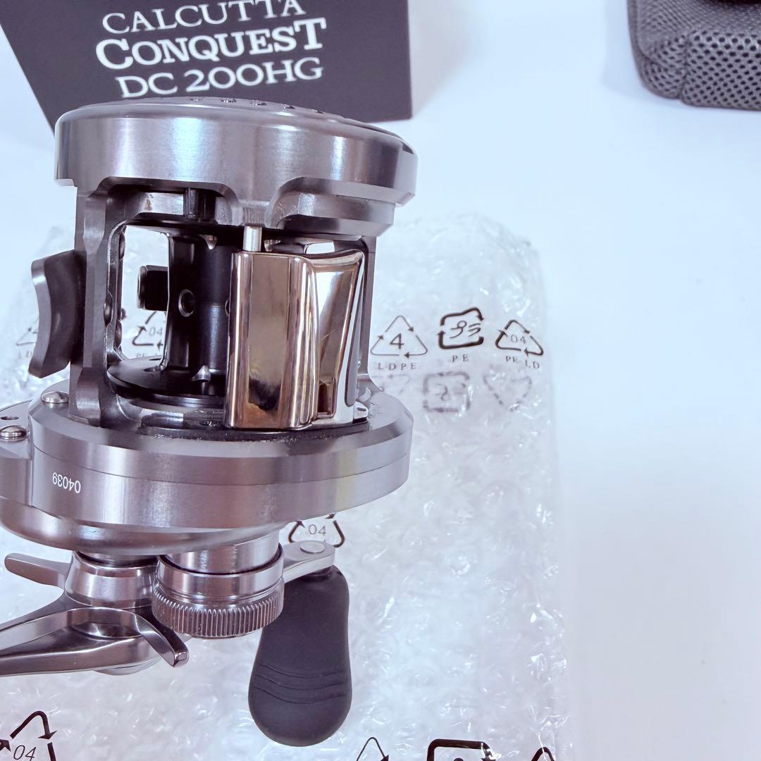 20カルカッタコンクエスト200DC HG SHIMANO リール　釣り