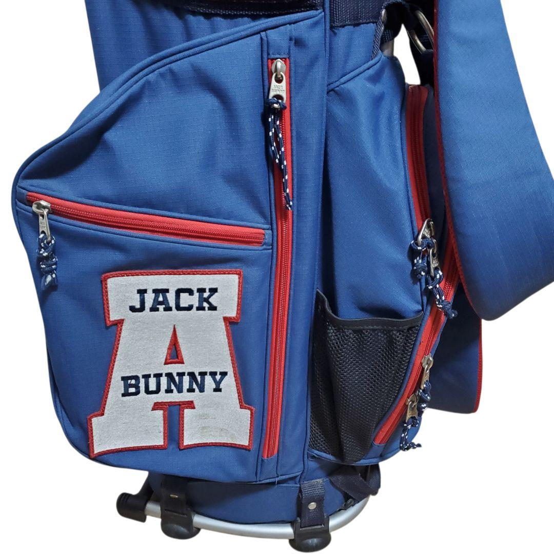 Jack Bunny ジャックバニー スタンド キャディバック ネイビー レッド