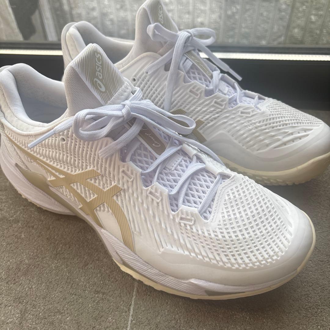 アシックス COURT FF 3 OC asics ホワイト　27.5cm