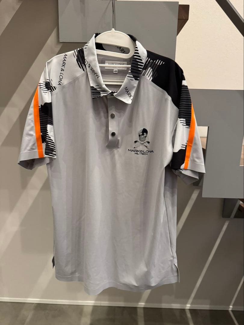 【美品】MARK&LONA MX-TECH ポロシャツ グレー　48(L)