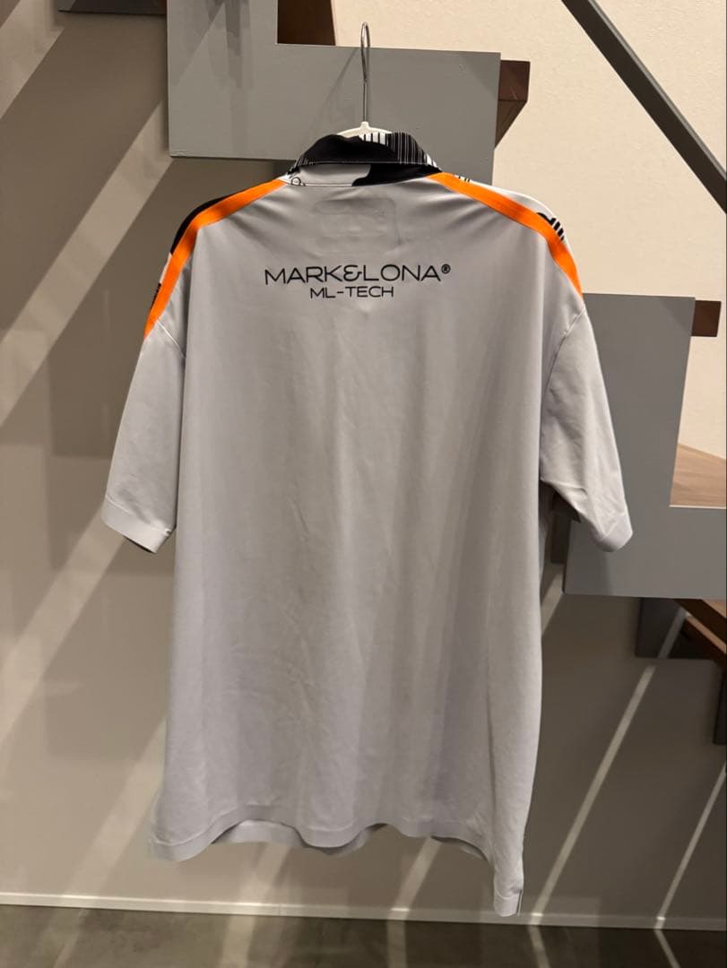 【美品】MARK&LONA MX-TECH ポロシャツ グレー　48(L)