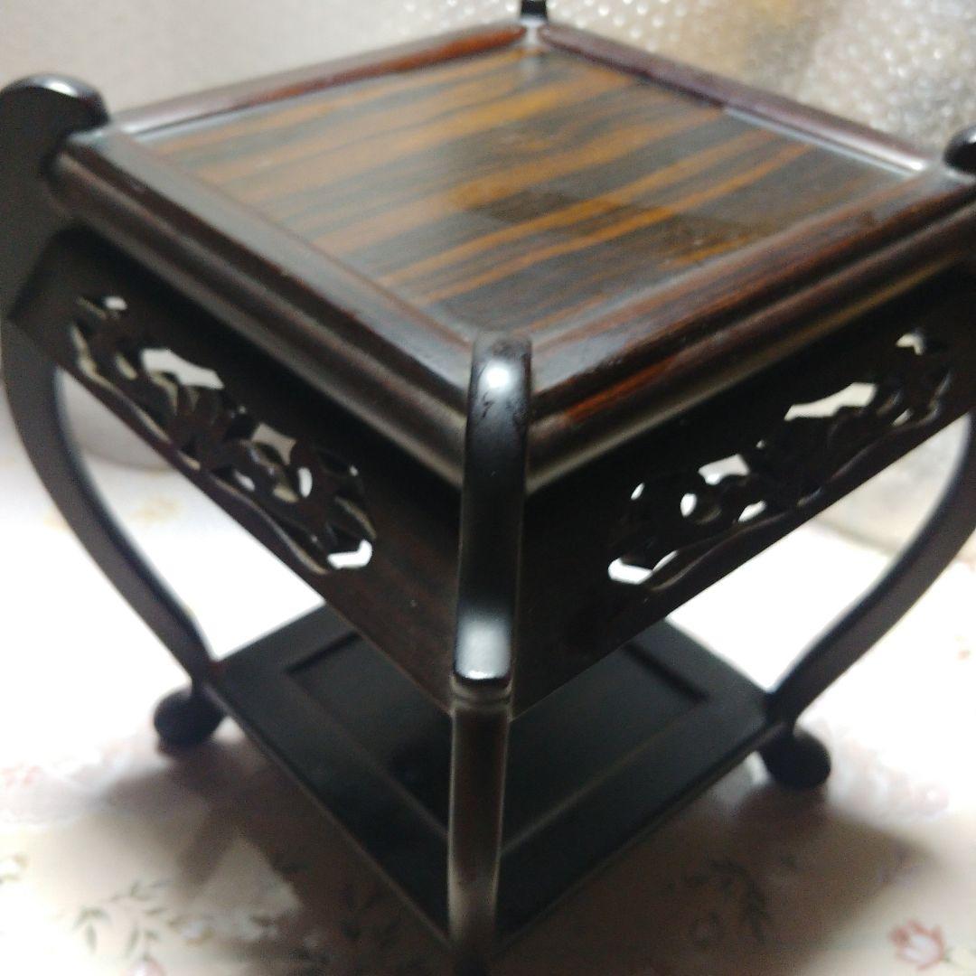 香炉台　香台　茶道具　紫檀　古美術　骨董品