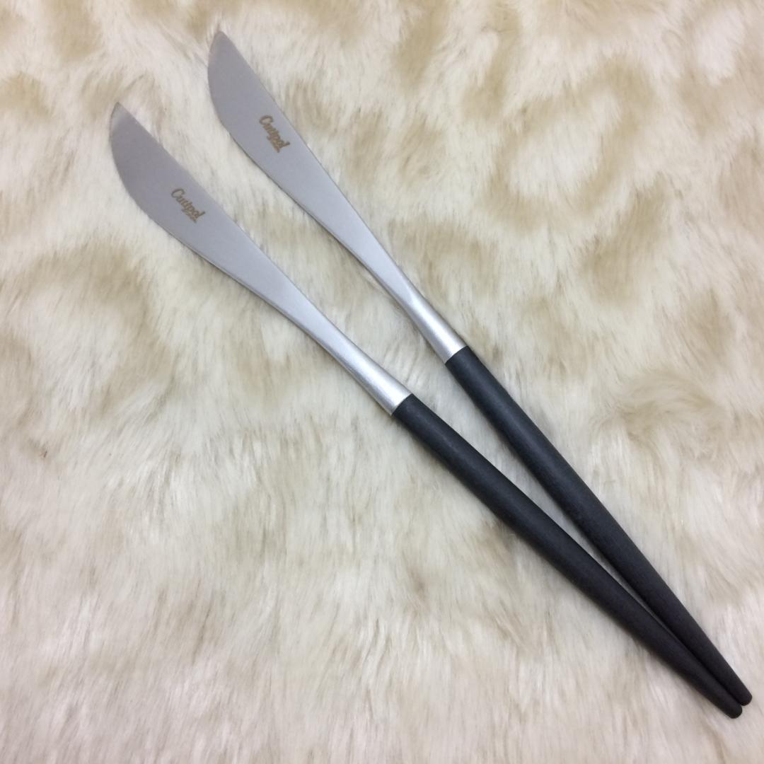 セール価格！　クチポール　GOAブラック＆シルバー　ディナー　３種×各２