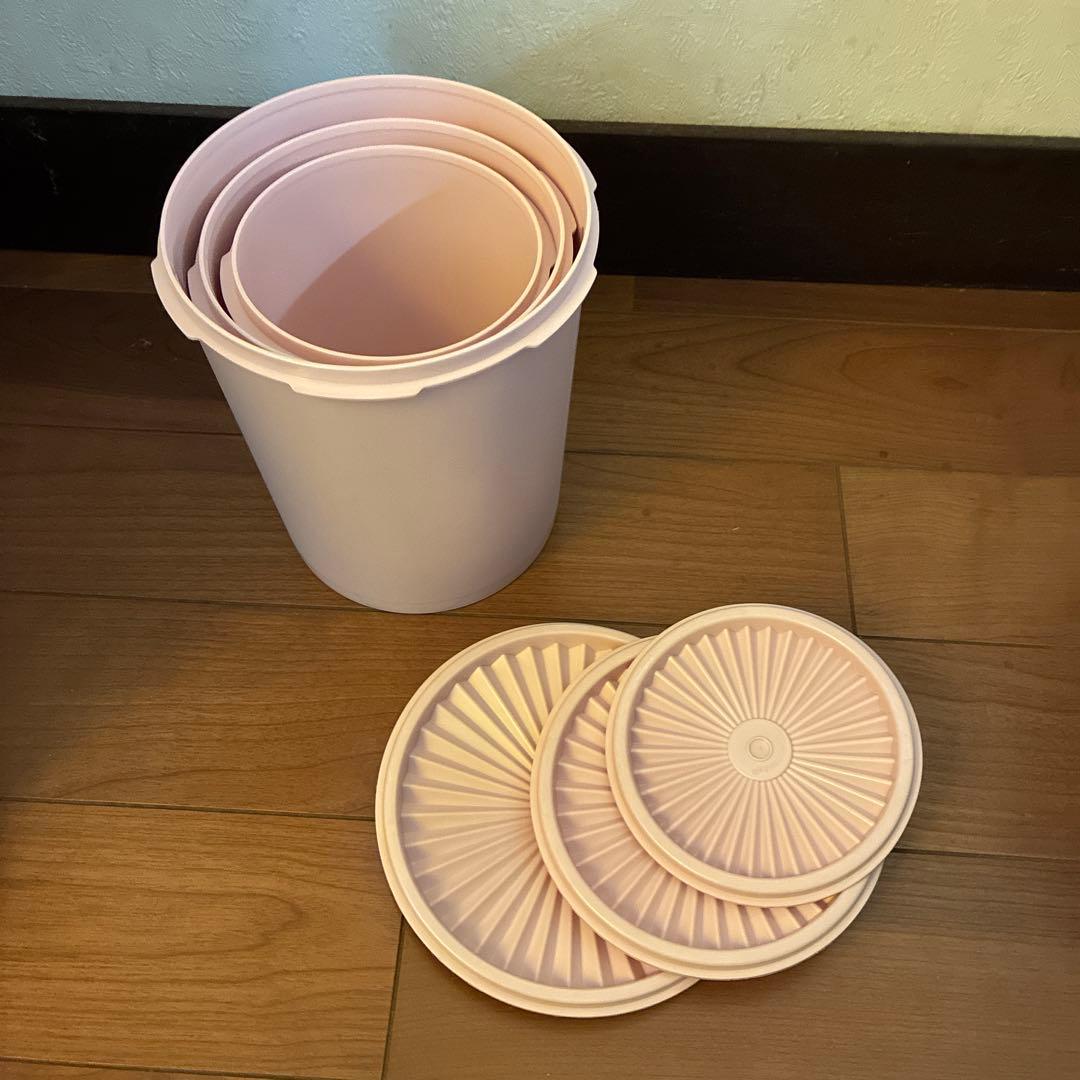 【美品】tupper ware タッパーウェア　グランプリデコレーター　3個