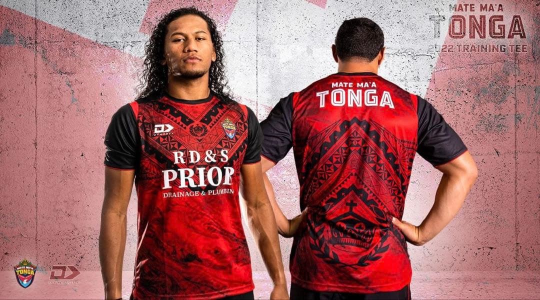 【Dynasty Sport】ラグビートンガ代表　2022公式トレーニングシャツ