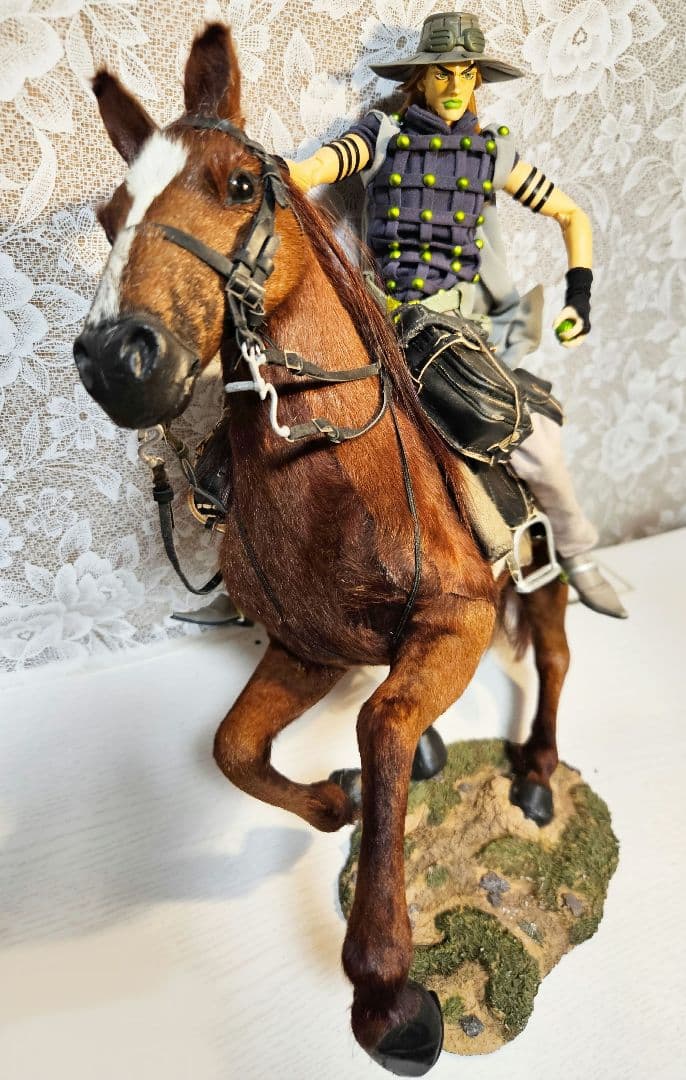 スティールボールラン ジャイロ ツェッペリ　馬 フィギュア RAH ジョジョ