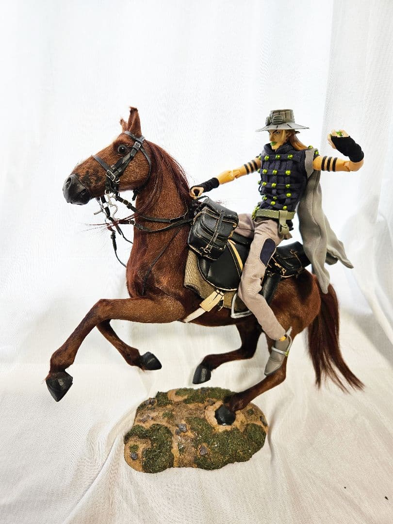 スティールボールラン ジャイロ ツェッペリ　馬 フィギュア RAH ジョジョ