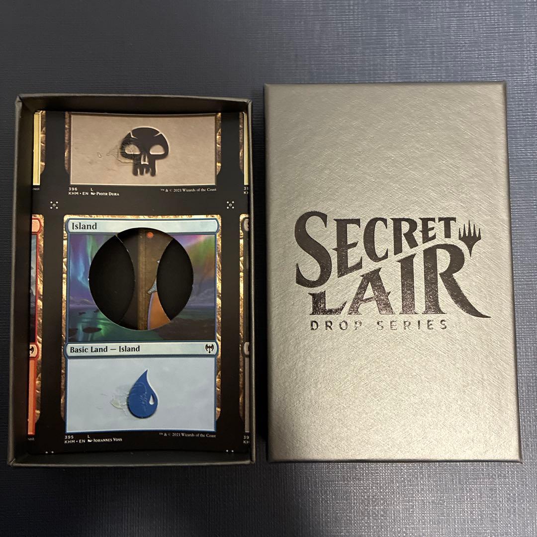 secret lair アンカットシート　加工品　珍品　基本土地