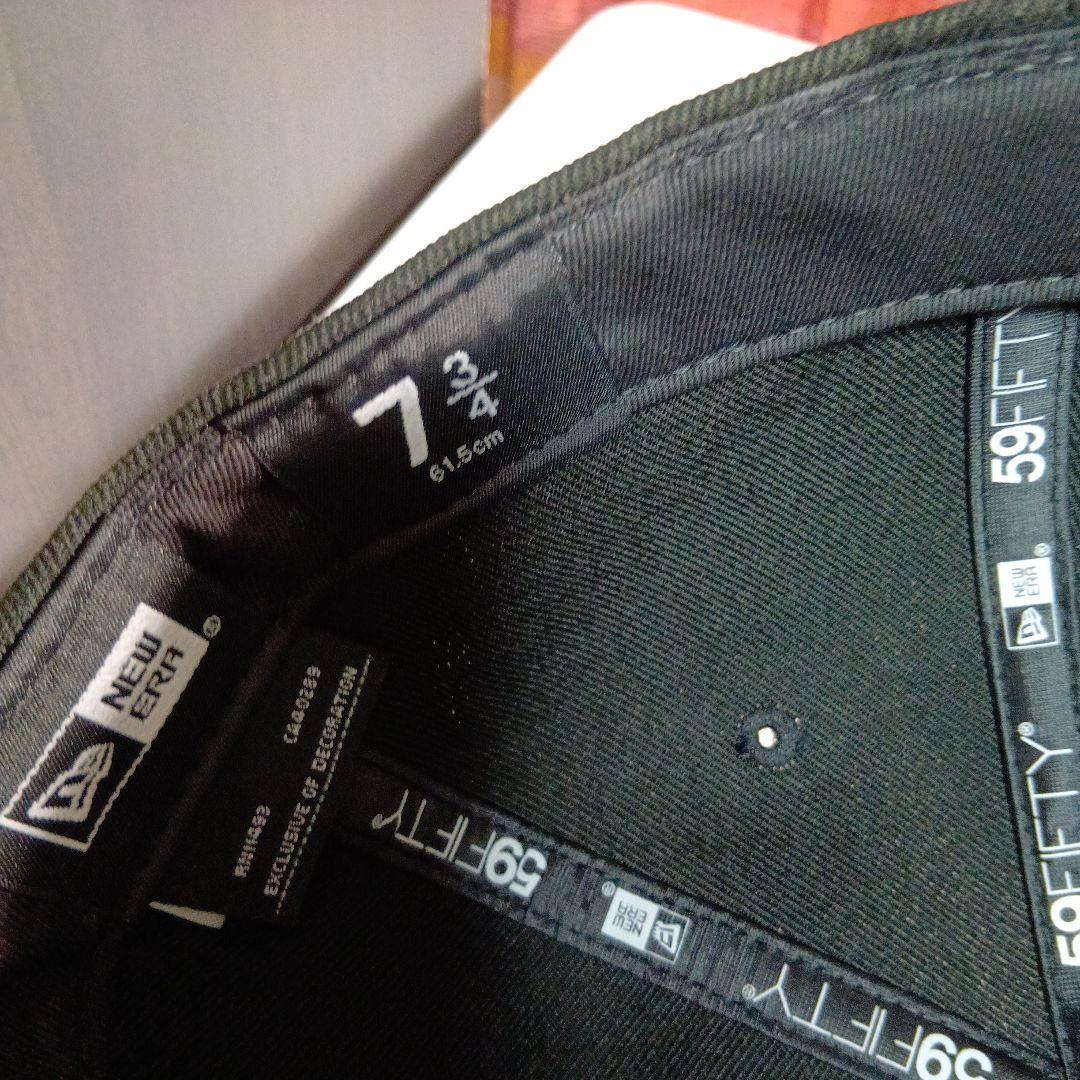 NEW ERA 59FIFTY ブラック キャップ 7 3/4　中日ドラゴンズ
