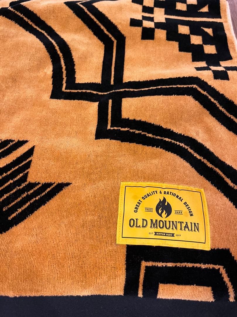OLD MOUNTAIN ブランケット　キャメル　kakemono 夏